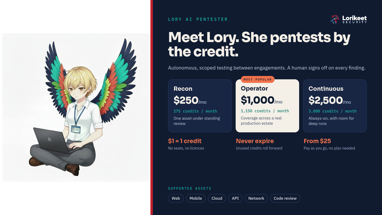 Lory AI Autonomous Pentester and Reconnaissance Engine