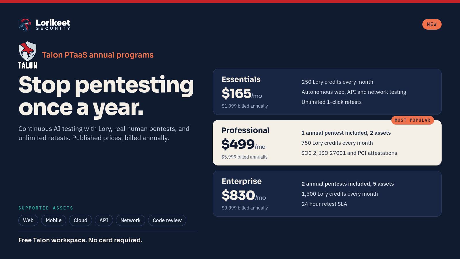 Talon Enterprise Private Subnet Architecture and Zero-Trust Pentesting